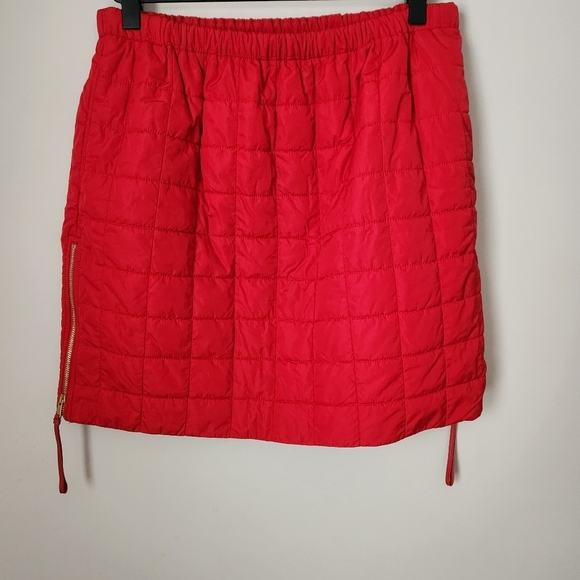 Max Mara | Kim Box Padded Quilted Zip Hem Mini Skirt - Size US 10 - Picture 4 of 10